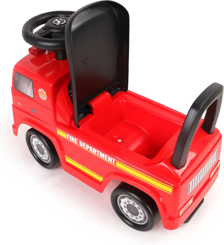 TURBO CHALLENGE - Mercedes Actros Feuerwehrmann – Lauflernhilfe – 119300 – Freiräder – Rot – max. 23