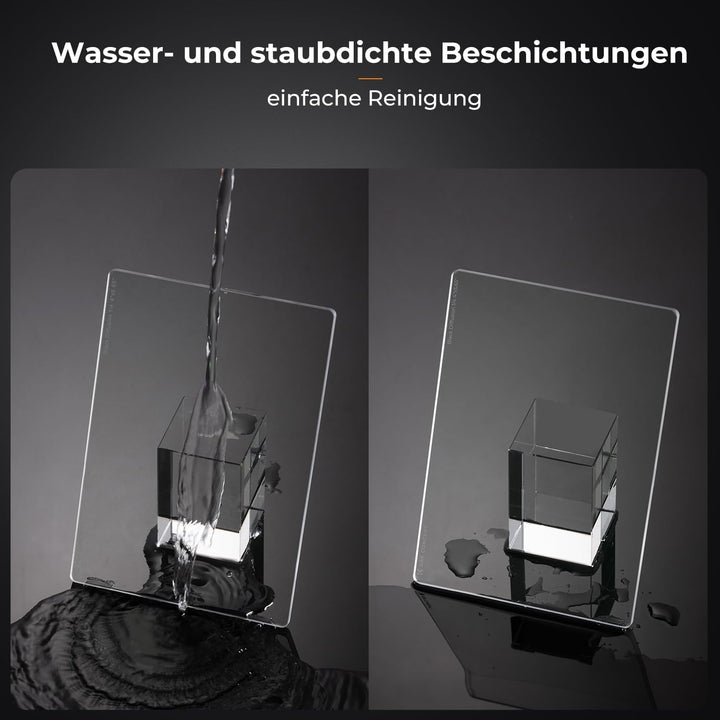 K&F Concept Nano-X Serie 4 x 5,65" Black-Mist 1/4 Filter,Dicke 4mm Rechteckfilter für Aussenaufnahme