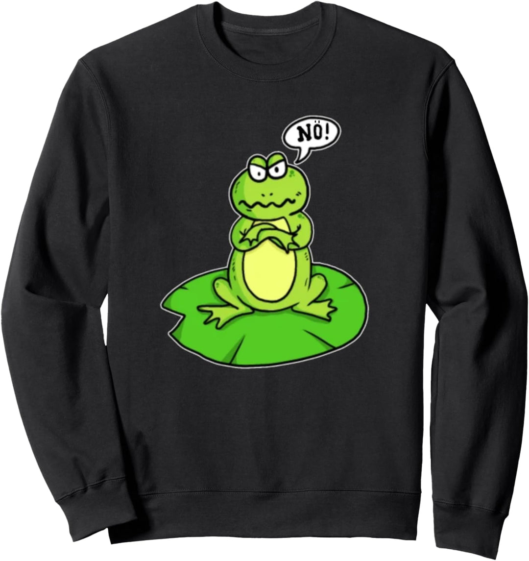 Statement Frosch - Nö - Nein - Frosch Sweatshirt