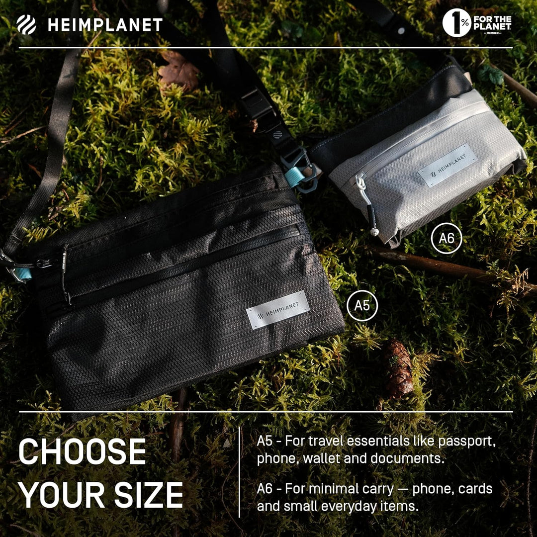 HEIMPLANET Original | HPT Carry Essentials - Neck Pouch | Leichter Brustbeutel mit Aluminium Verschl