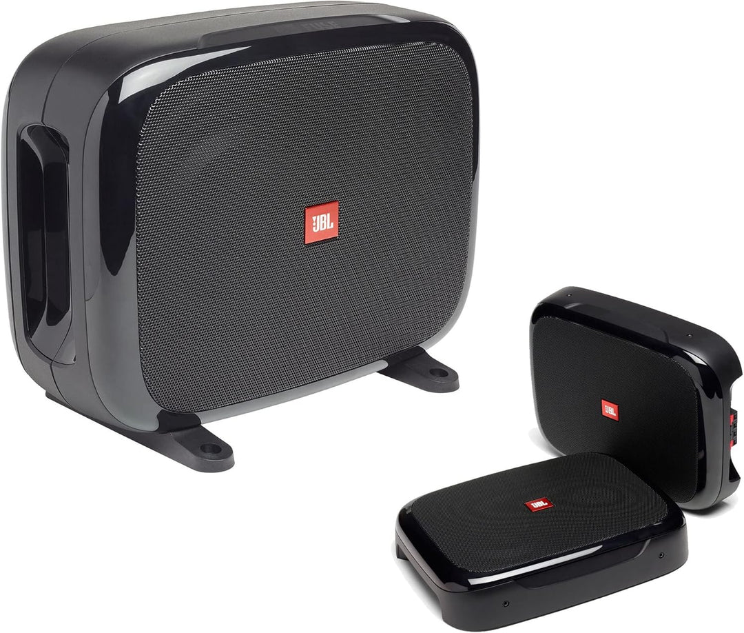 JBL FUSE Doppel Subwoofer Auto Set - 2 x 8" Zoll 600Watt - Getrennt als 2 flache Untersitz Bassboxen