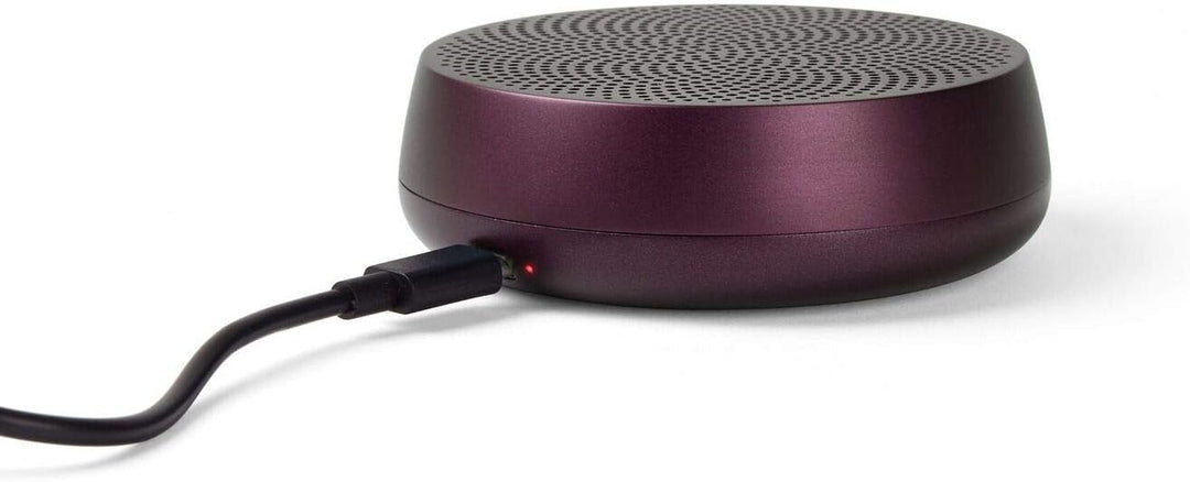 Lexon Mino L - Haut-parleur Compatible Bluetooth 5W, Rechargeable, Mains libres, USB-C - Aluminium/P