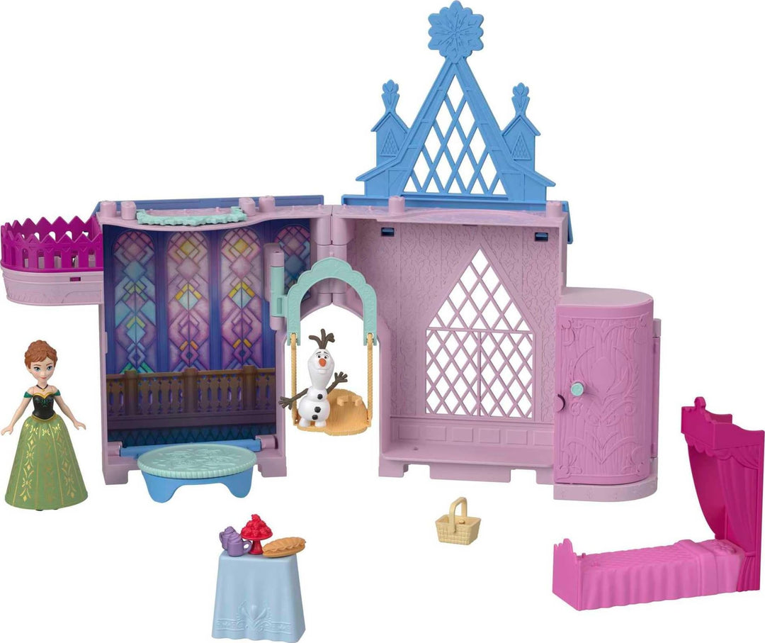 Disney Frozen Annas Schloss in Arendelle: Das Spielset lässt Sich öffnen und enthält im Inneren EIN