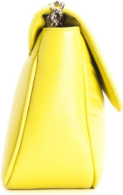 L’Intervalle Damen Coralie Stofftasche Yellow Leather, Yellow Leather