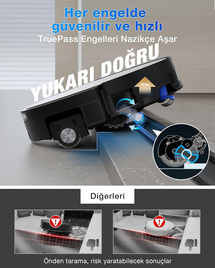 ECOVACS Deebot X11 Pro Omni Staubsaugerroboter, mit Blast und Leistung 19500 Pa, PowerBoost Ultra-Sc