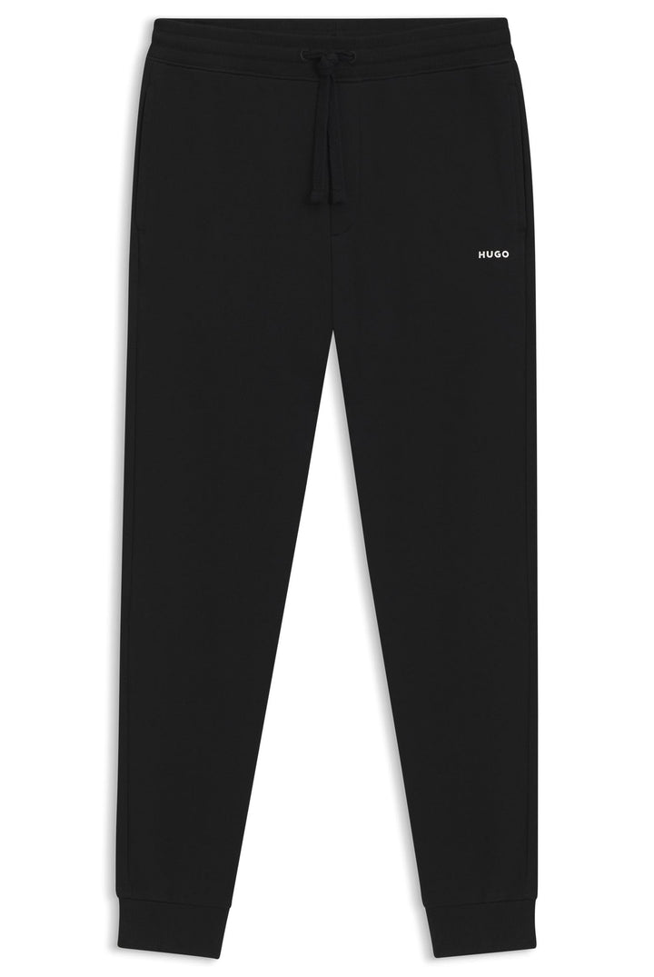 HUGO Herren Dayote232 Jogginghose aus Baumwoll-Terry mit Logo-Print S Black1, S Black1
