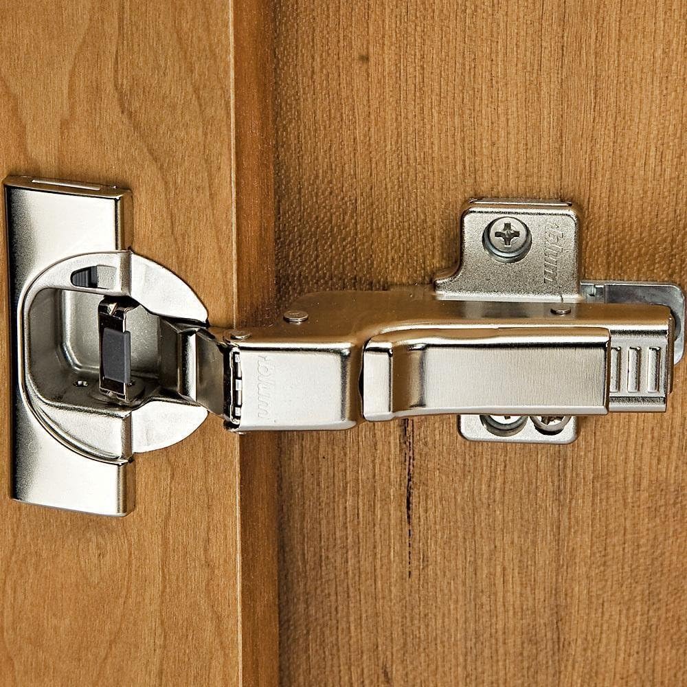 Blum CLIP Top BLUMOTION Softclose Scharniere 110 Grad selbstschliessend, rahmenlos, mit Montageplatt