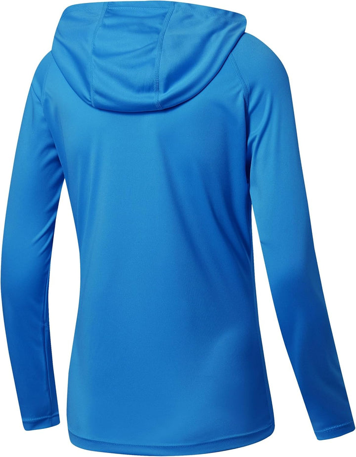 WILLIT Damen Laufshirt UPF 50+ Sonnenschutz Hoodie Sportshirt UV Shirt Langarm Wandern Angeln Outdoo