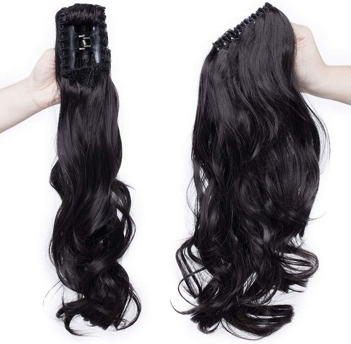 SEGO Ponytail Extension Pferdeschwanz Haarteil Haarverlängerung Zopf Hair Piece Haar Voluminös Wavy