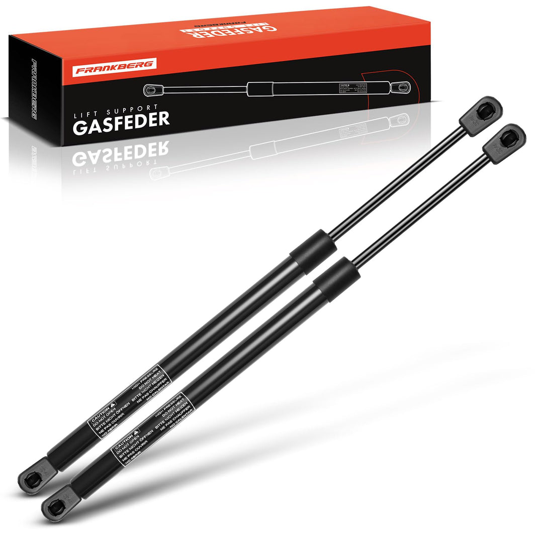 Frankberg 2x Universal Gasfeder Gasdruckdämpfer Gasdruckfeder Dämpfer 500N 640MM 265MM Schwarz