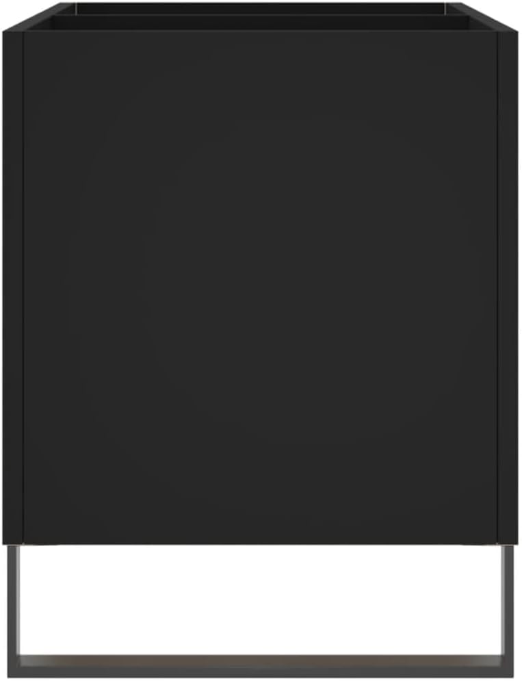 vidaXL Plattenschrank, Schallplattenschrank mit viel Stauraum, Plattenspieler Schrank für Wohnzimmer