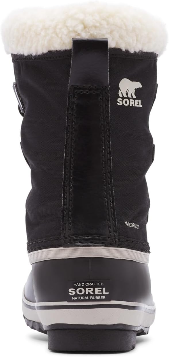 Sorel Unisex Kinder Kids Yoot Pac Nylon Waterproof Schneestiefel 32 EU Schwarz, 32 EU Schwarz