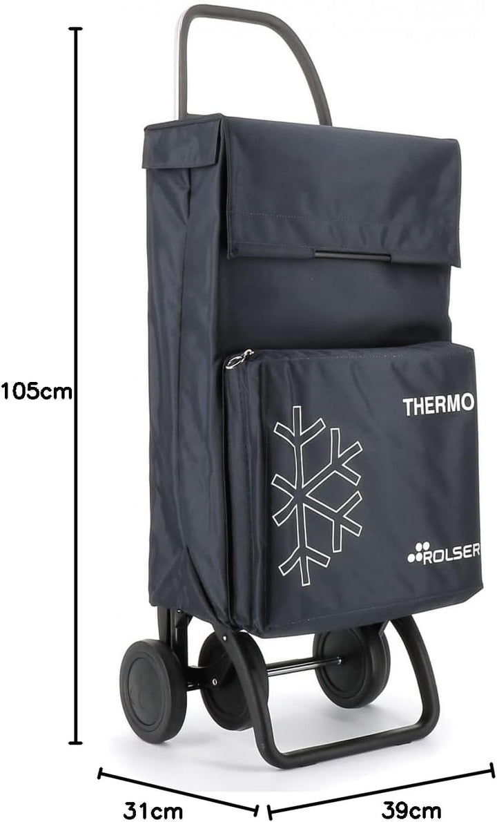 Einkaufstrolley Rolser Thermo Fresh MF 4 Räder - Marengo 4 Räder Marengo, 4 Räder Marengo