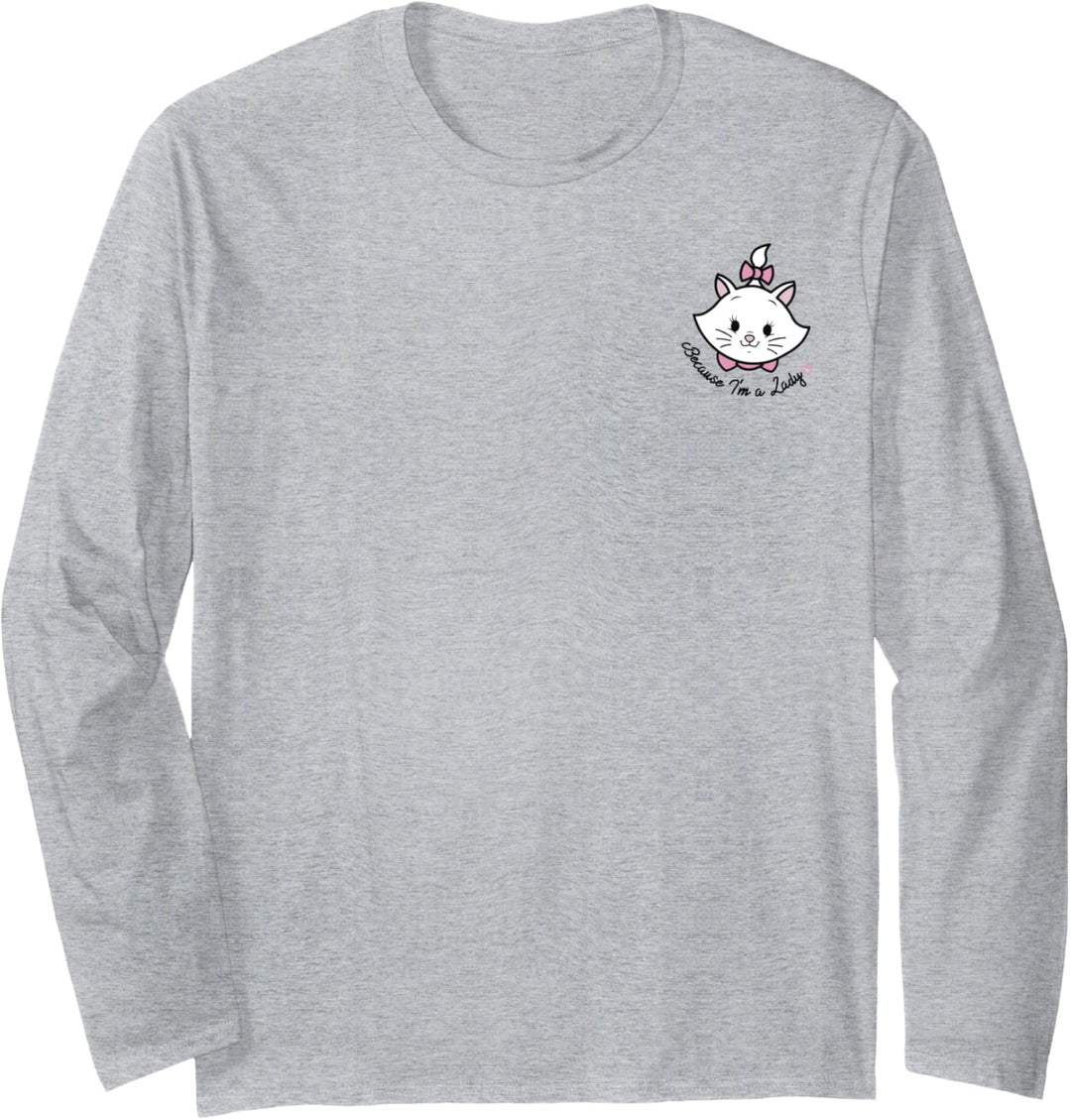 Disney The Aristocats Marie Because I'm A Lady Left Chest Langarmshirt