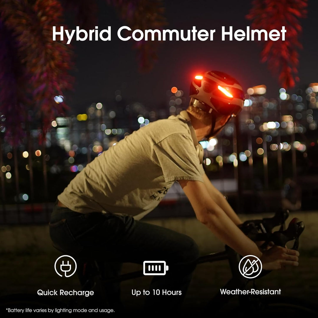 Lumos Ultra Smart-Helm | Fahrradhelm | Vorder- und Rücklicht (LED) | Blinker | Bremslichter | Blueto