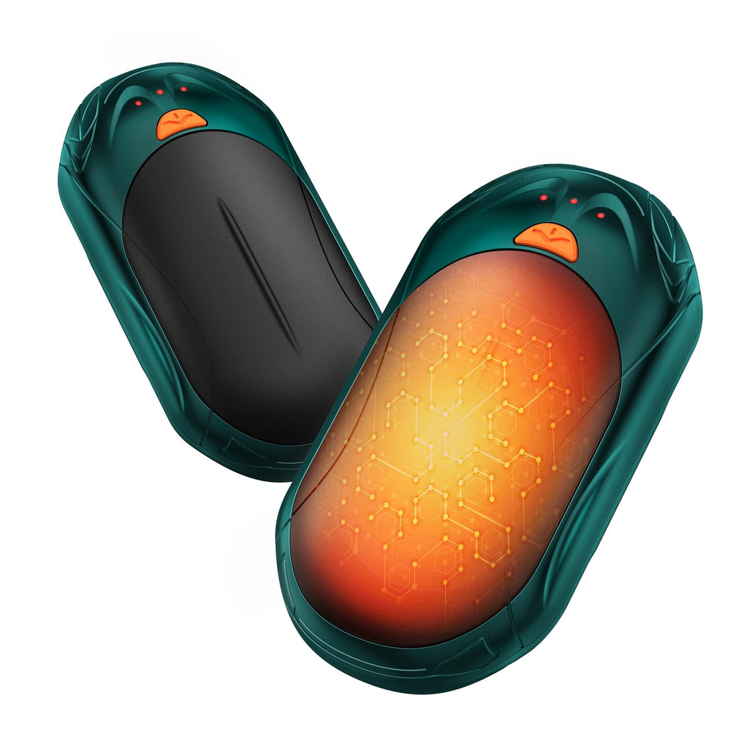 BOSONER Handwärmer Elektrisch Taschenwärmer Wiederaufladbar: 2er-Set 6000mAh Elektrischer Handwärmer
