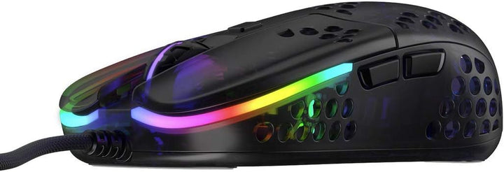 Xtrfy MZ1, Ultraleichte Kabelgebundene Gaming-Maus, Pixart 3389 Sensor, Einzigartige Form für Optima