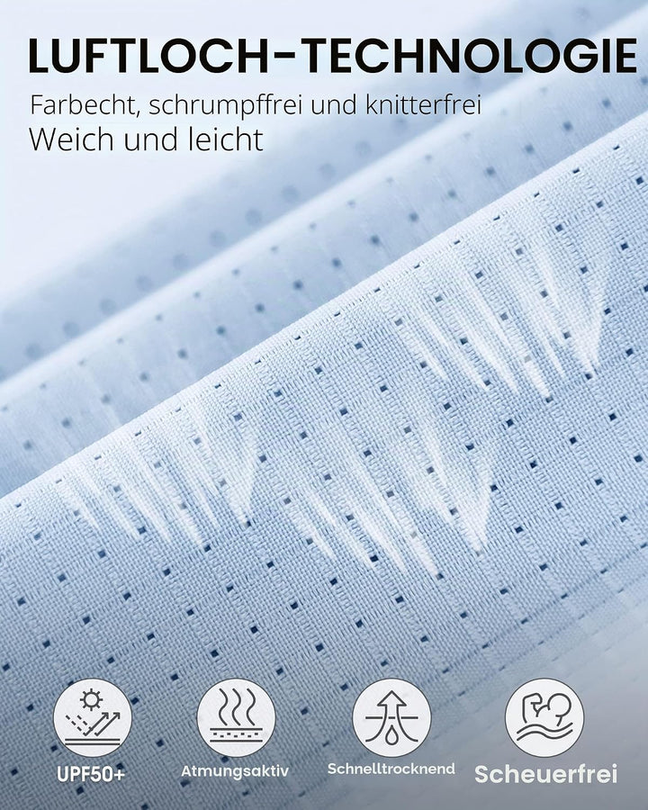 33,000ft Hemd Damen UPF50+ UV Schutz Outdoorhemd Schnelltrocknend Freizeithemd Langarm Funktionshemd