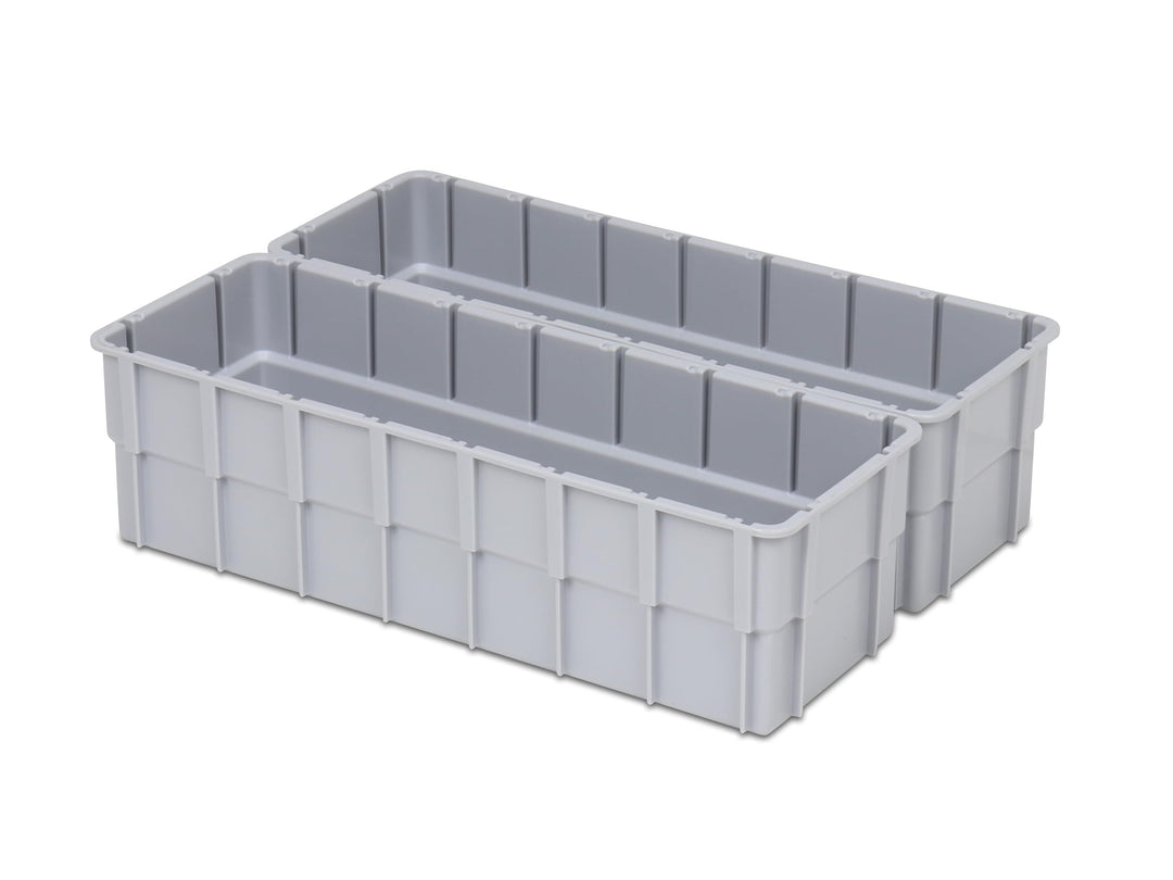 1a-TopStore Einsatzkasten Einteilungs-Set für Eurobehälter, Schubladen mit Innenmass 362x262 mm (LxB