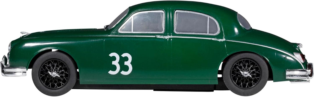 Scalextric C4506 1:32 Jaguar MK1 Mike Hawthorn #33 HD - Slotcar, Rennbahn, Auto für Rennbahn, Rennba