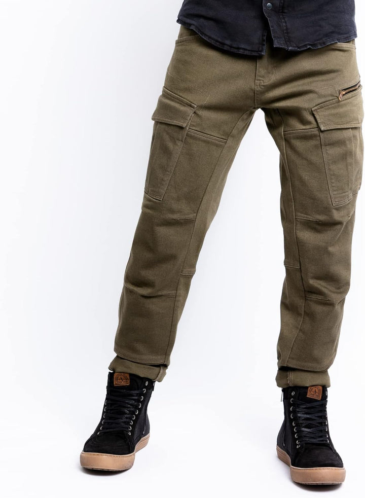 John Doe Defender - Monolayer |CE - Zertifizierung AAA | Motorradhose| Atmungsaktiv | Cargo Hose | H