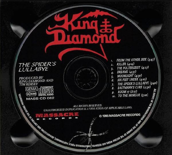 The Spider's Lullabye, Audio-CD