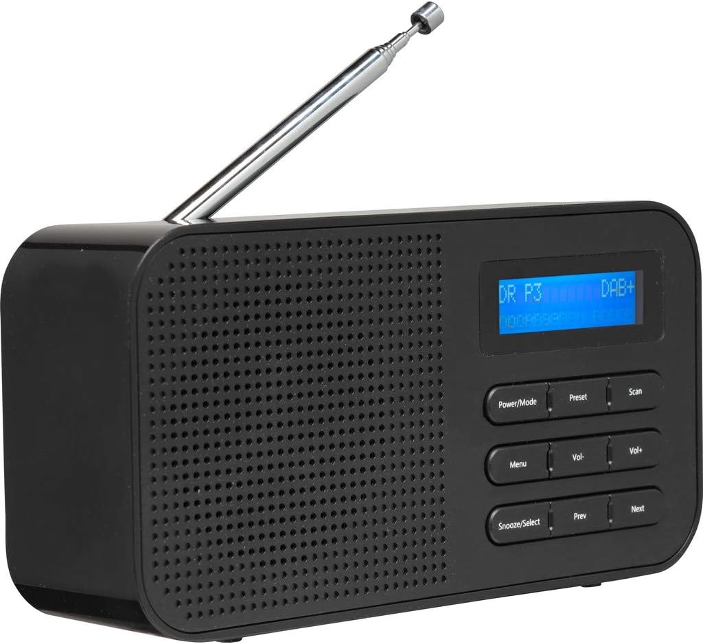 Denver DAB-42 DAB+ Digitalradio, Schwarz