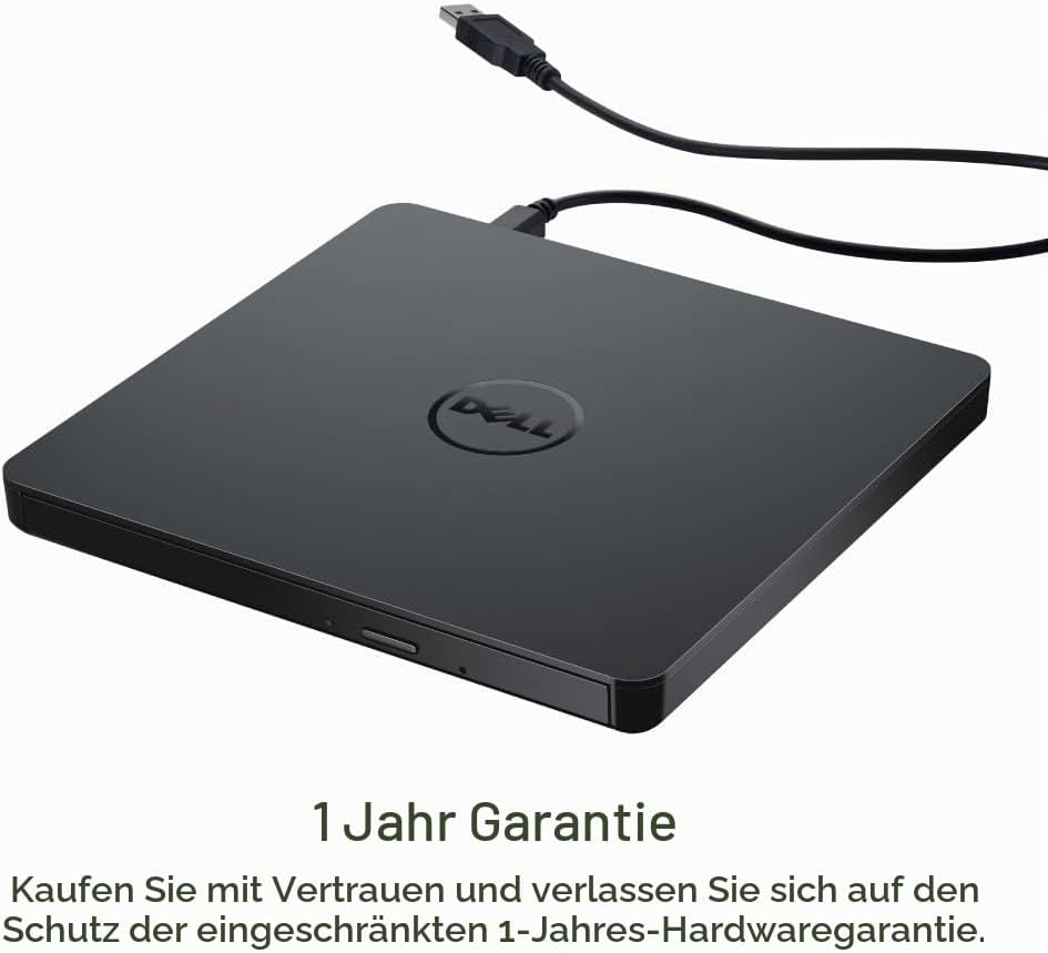 Dell Slim DW316 - Laufwerk - DVD+-RW (+-R DL) DVD-RAM - 8x8x5x - USB2.0 - extern - für Inspiron 14 5