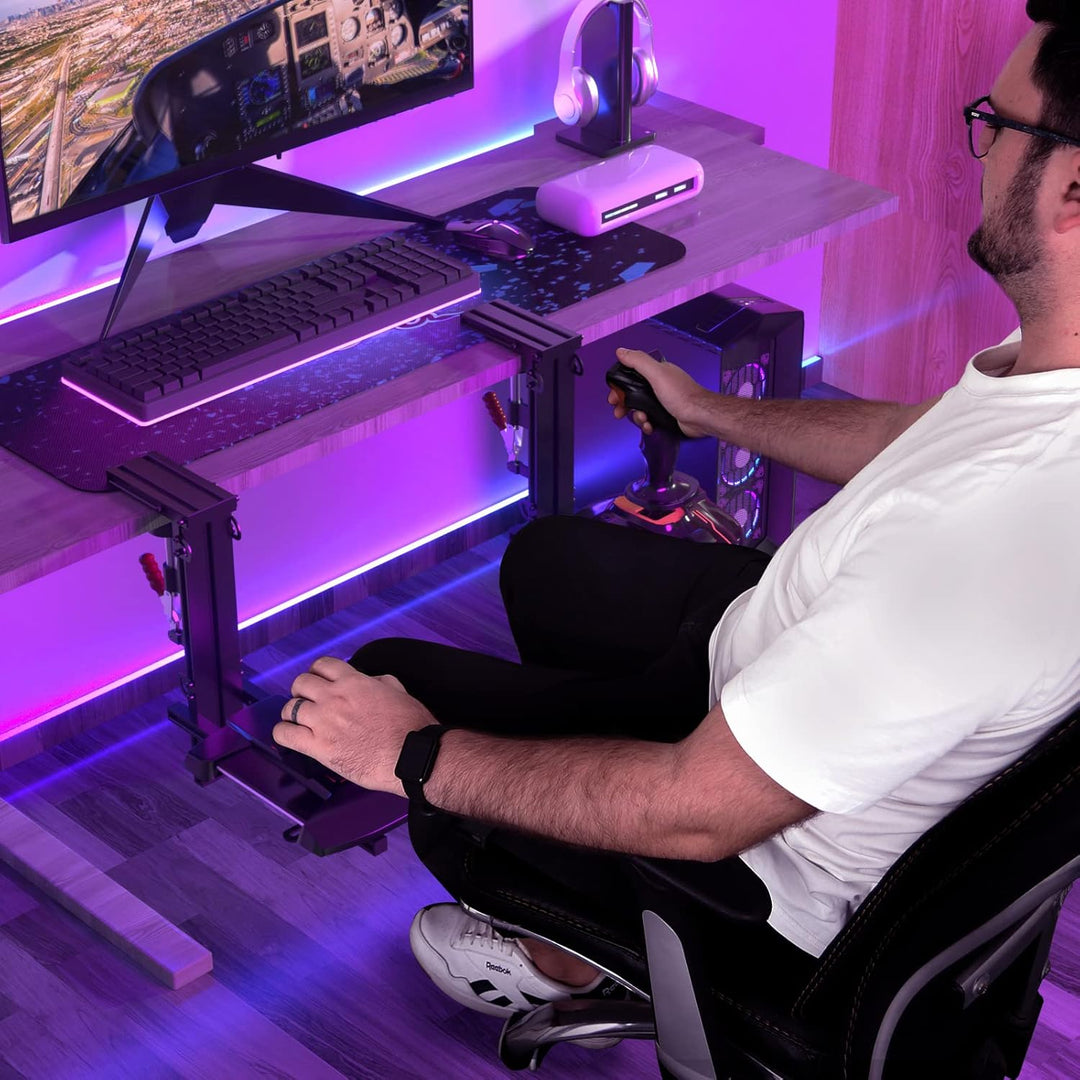 DIWANGUS Hotas Tischhalterung für Thrustmaster T.16000M FCS HOTAS/T Flight HOTAS/Warthog,Keine Insta