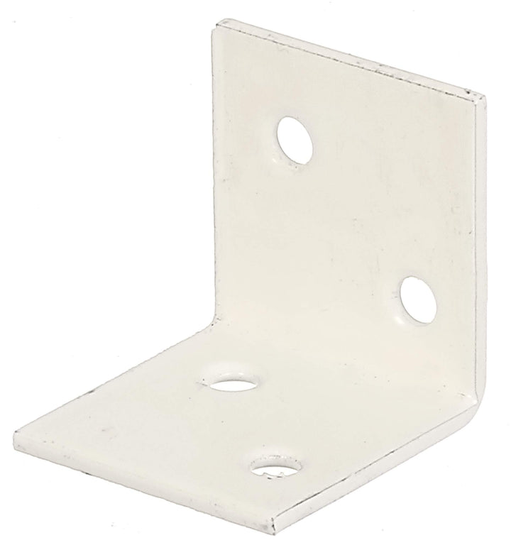 Alberts 847517 Breitwinkel | weiss kunststoffbeschichtet | 30 x 30 x 30 mm | 50er Set 30 x 30 x 30 m