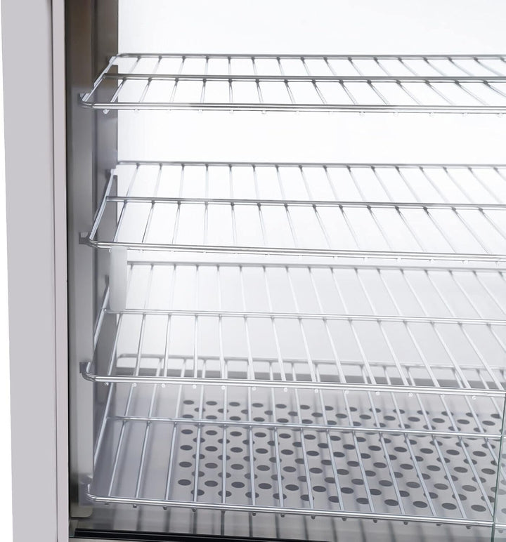 Heisse Theke Warmhaltevitrine Wärmetheke, Edelstahl und gehärtetes Glas Vitrine Warmhaltetheke Heiss