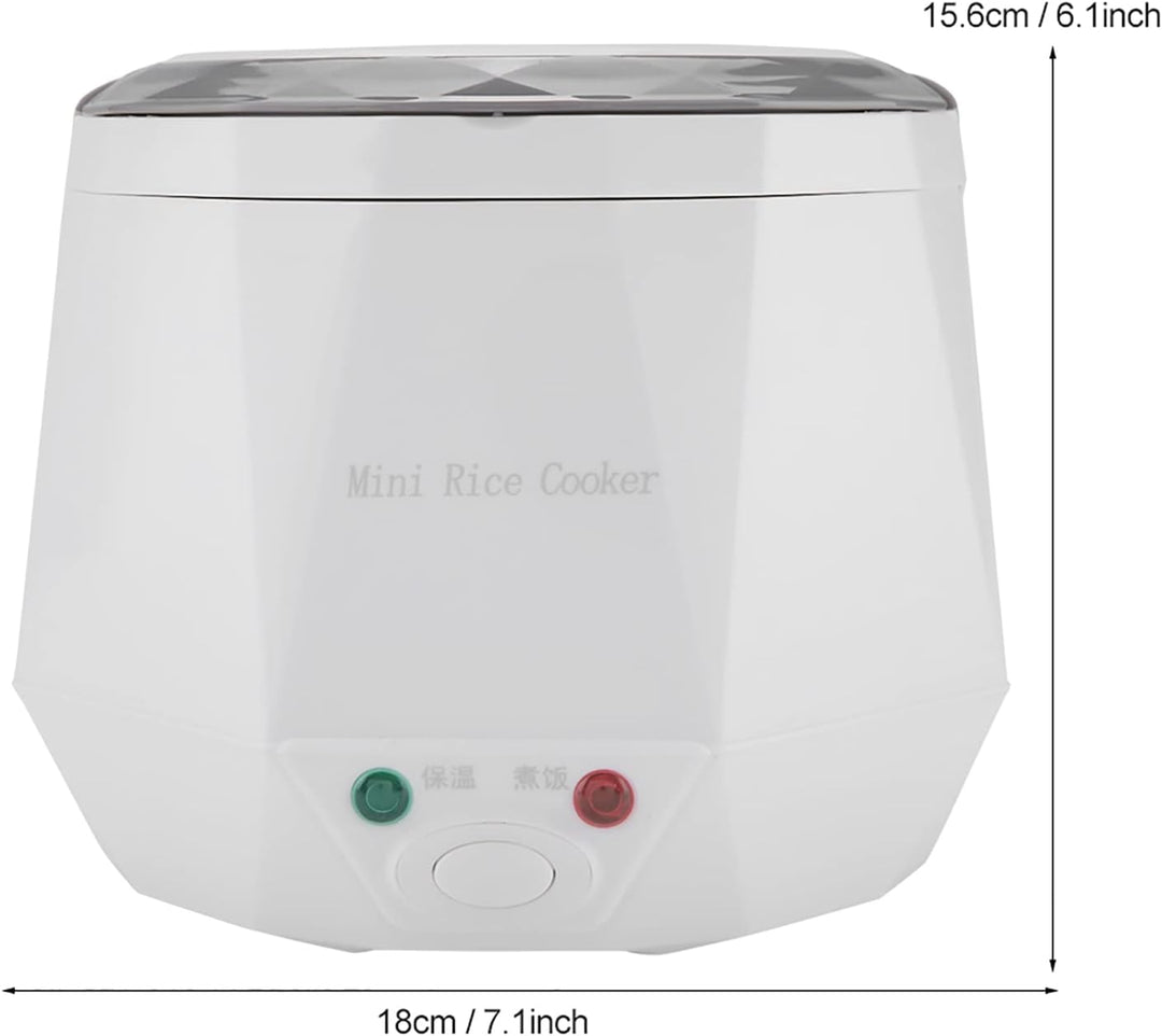 Tragbarer Multifunktionaler Dampfgarer, 1,6-l-Mini-Elektrotopf für Den LKW-Einsatz, 24-V-140-W-Reisk