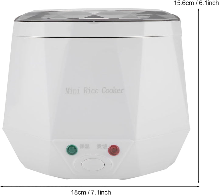 Tragbarer Multifunktionaler Dampfgarer, 1,6-l-Mini-Elektrotopf für Den LKW-Einsatz, 24-V-140-W-Reisk