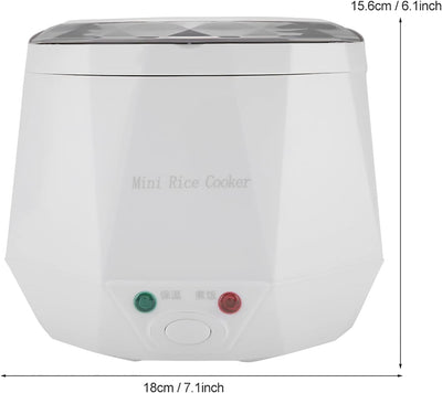 Tragbarer Multifunktionaler Dampfgarer, 1,6-l-Mini-Elektrotopf für Den LKW-Einsatz, 24-V-140-W-Reisk