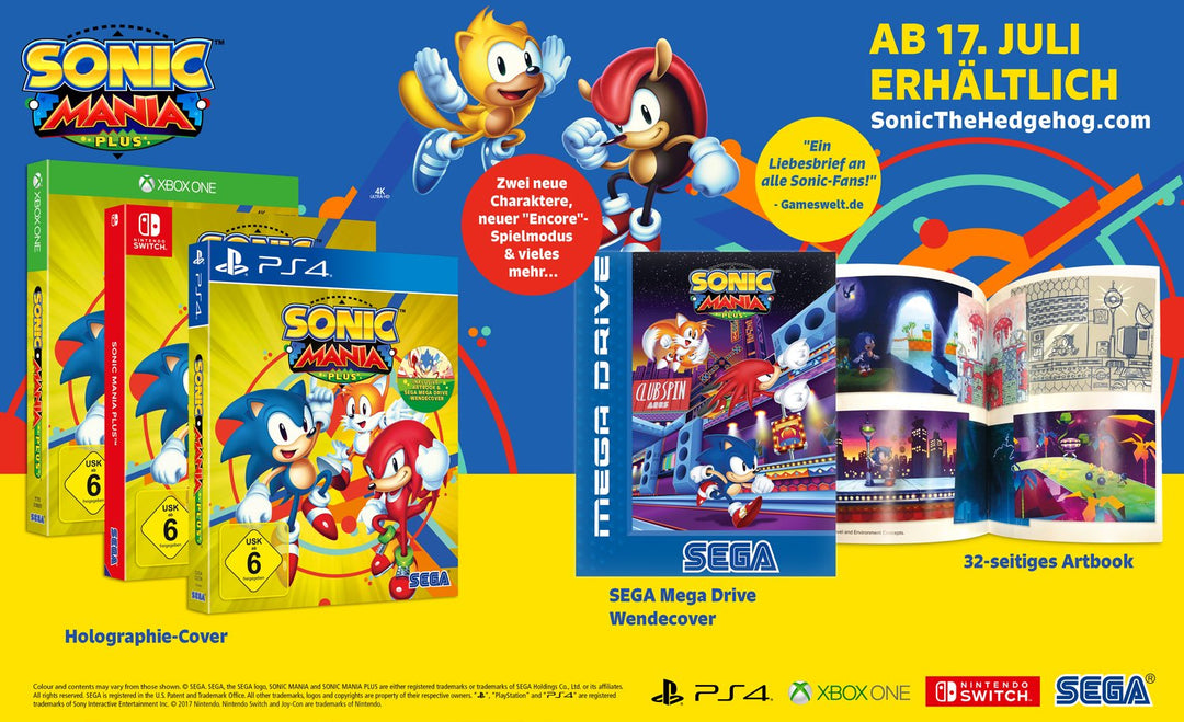 Sonic Mania Plus [Nintendo Switch], Nintendo Switch