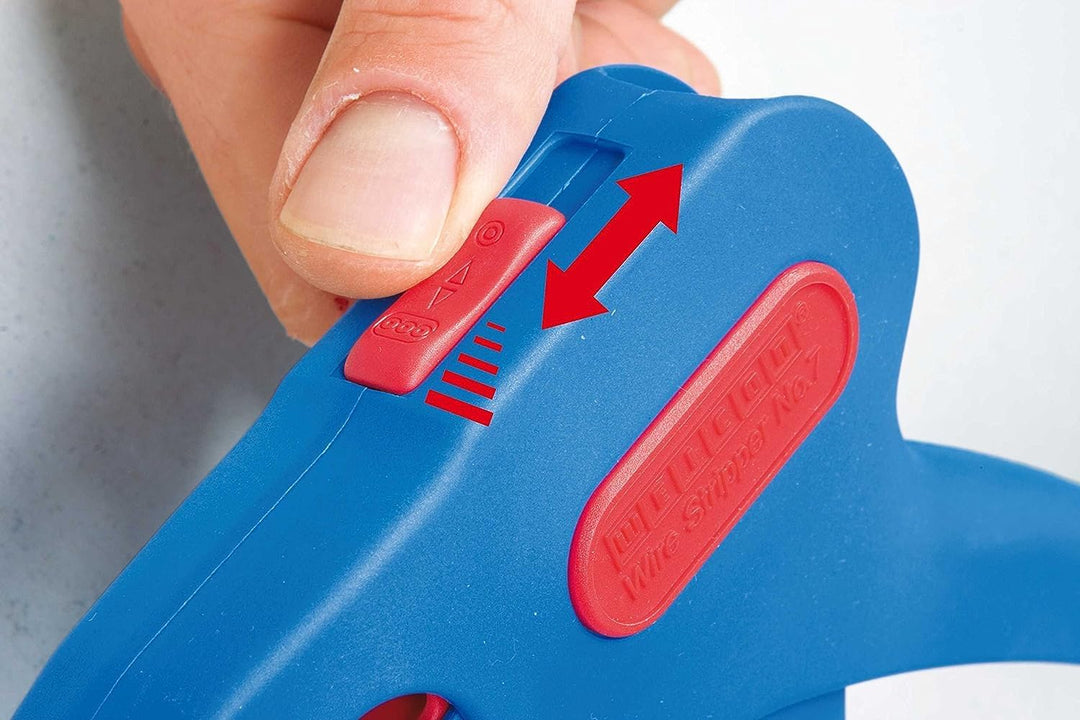 WEICON TOOLS Abisolierzange No. 7 Magic | für gängige flexible & massive Leiter von 0,5-16 mm² | ide