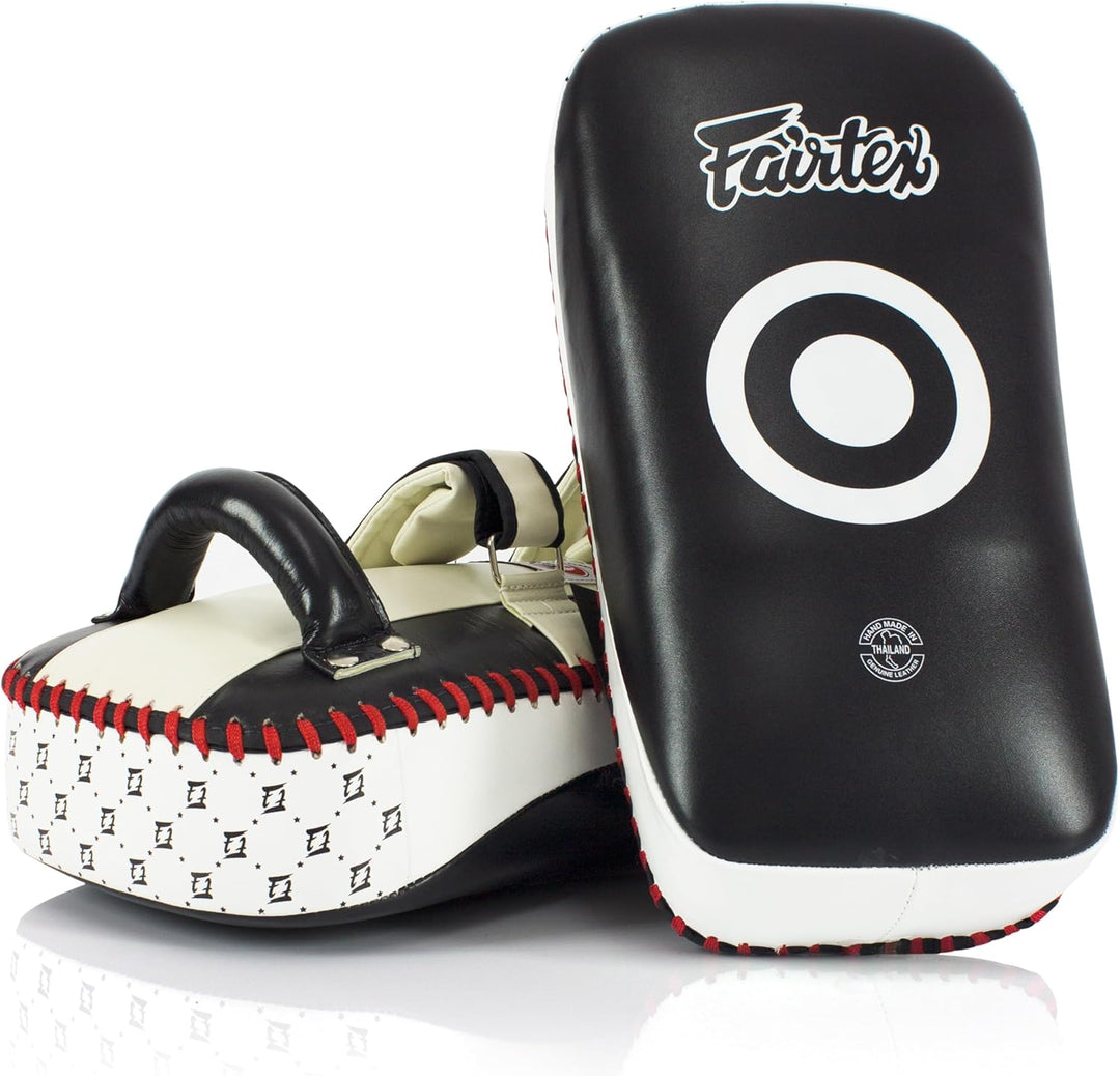 Fairtex Gebogene MMA Muay Thai Pads (Paar) Schwarz Extra Thick, Schwarz Extra Thick