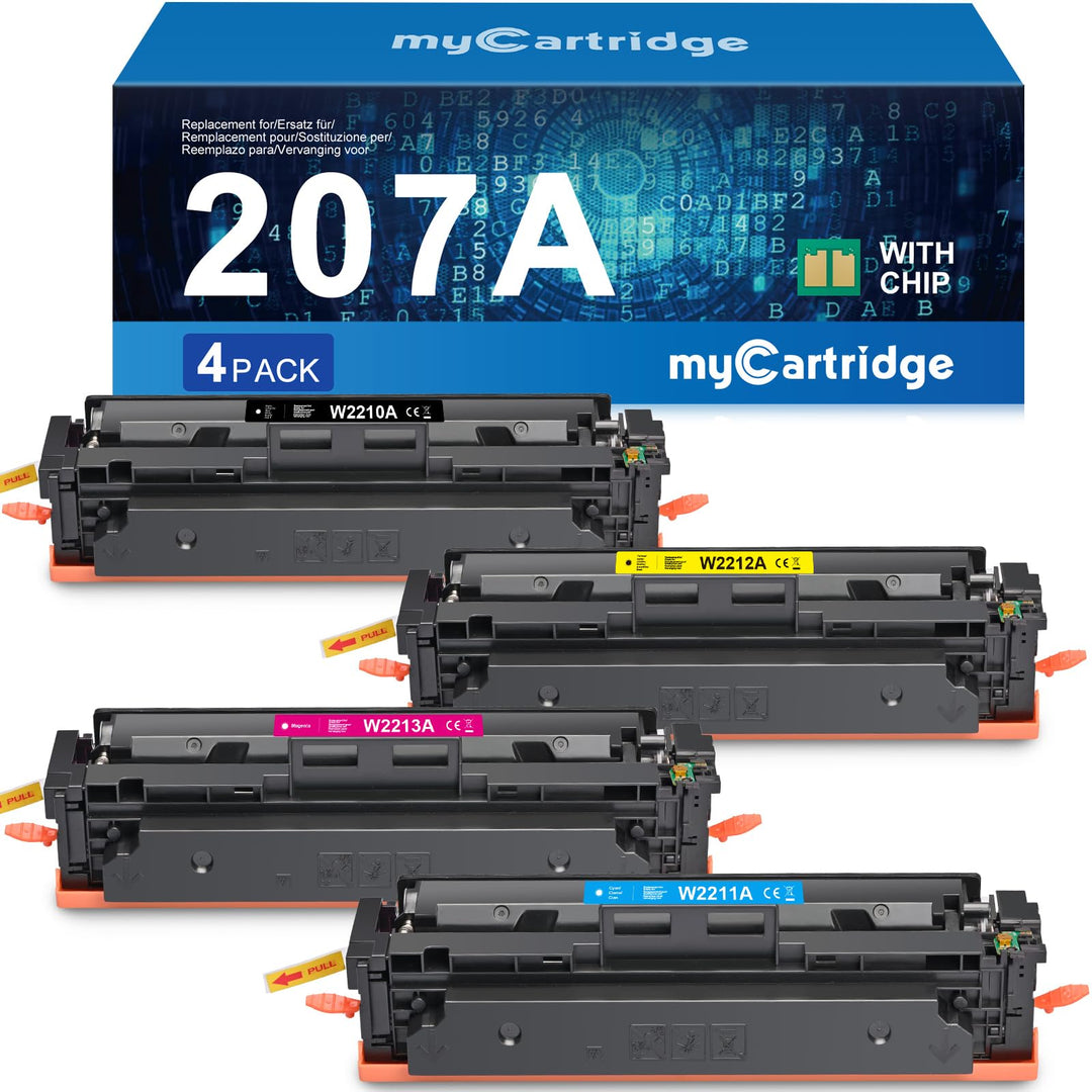 MYCARTRIDGE 207A Toner ( MIT CHIP ) Ersatz für HP 207A 207X kompatible für hp Color LaserJet pro MFP