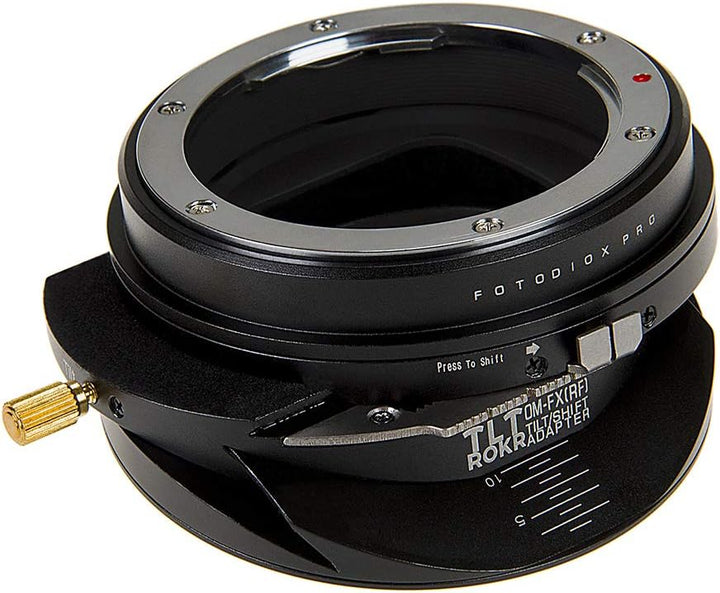 Fotodiox Pro TLT ROKR Tilt/Shift Lens Adapter Compatible with Olympus OM 35mm Film Lenses on Fujifil