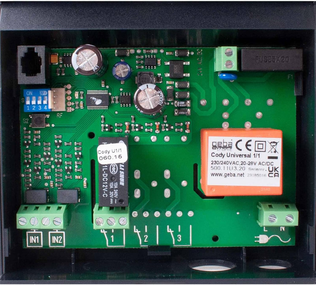 Auswerteeinheit für Codetastaturen Berner CTM und CTT 1-3 Kanäle (CTA1-1 Kanal Relais) CTA1 - 1 Kana