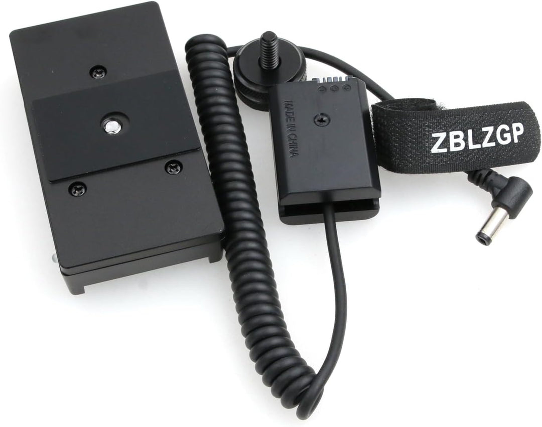 ZBLZGP NP-F970 F750 Batterieplattenhalter Adapter + FW50 Dummy-Akku-Kupplung für Sony A7R/A7S/A7II/A