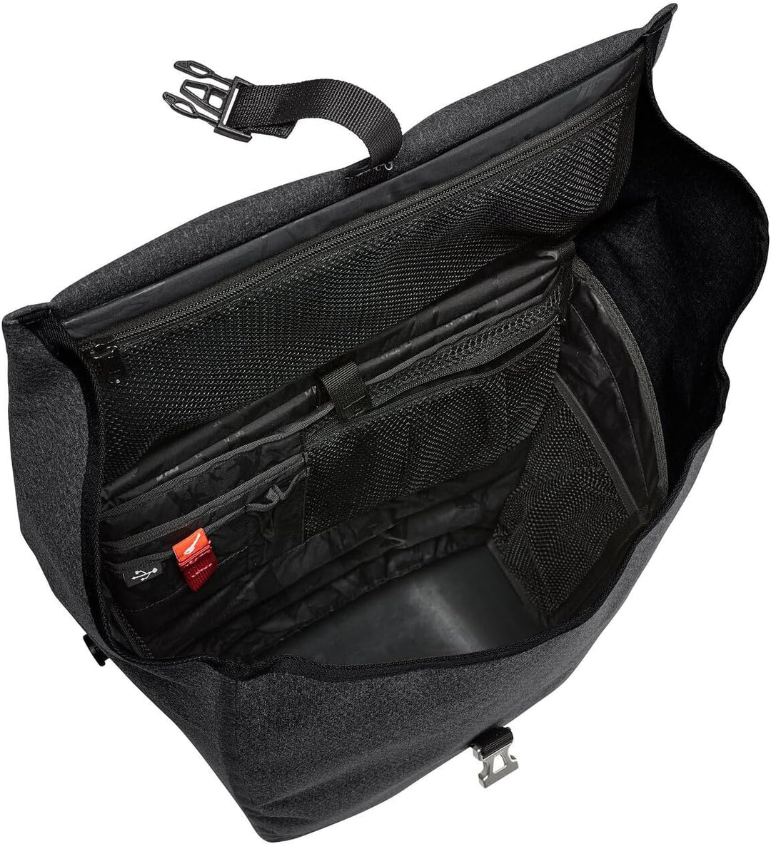 VAUDE ReCycle Commute Single - Fahrradtasche - 1 Hinterradtasche (20 Liter) - wasserdicht - Made in