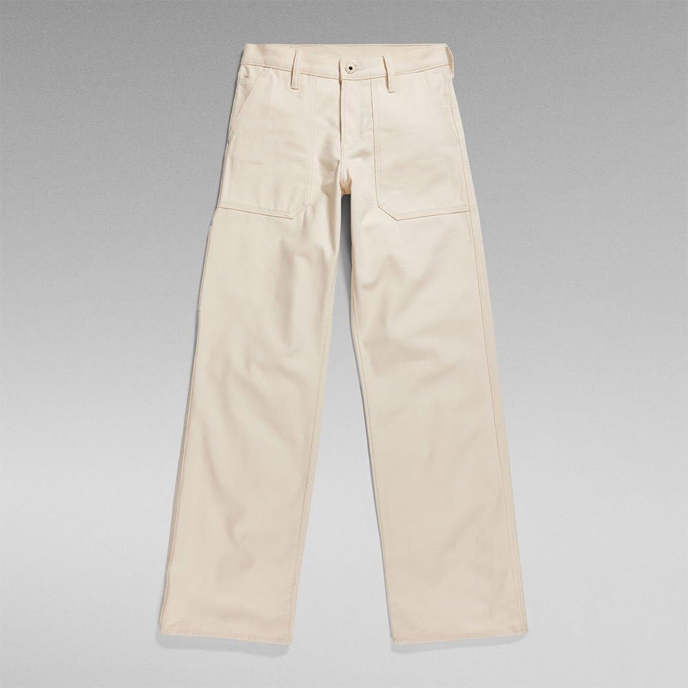G-STAR RAW Damen Judee Carpenter Loose Jeans 23W / 30L Beige (Ecru D23590-d491-159), 23W / 30L Beige