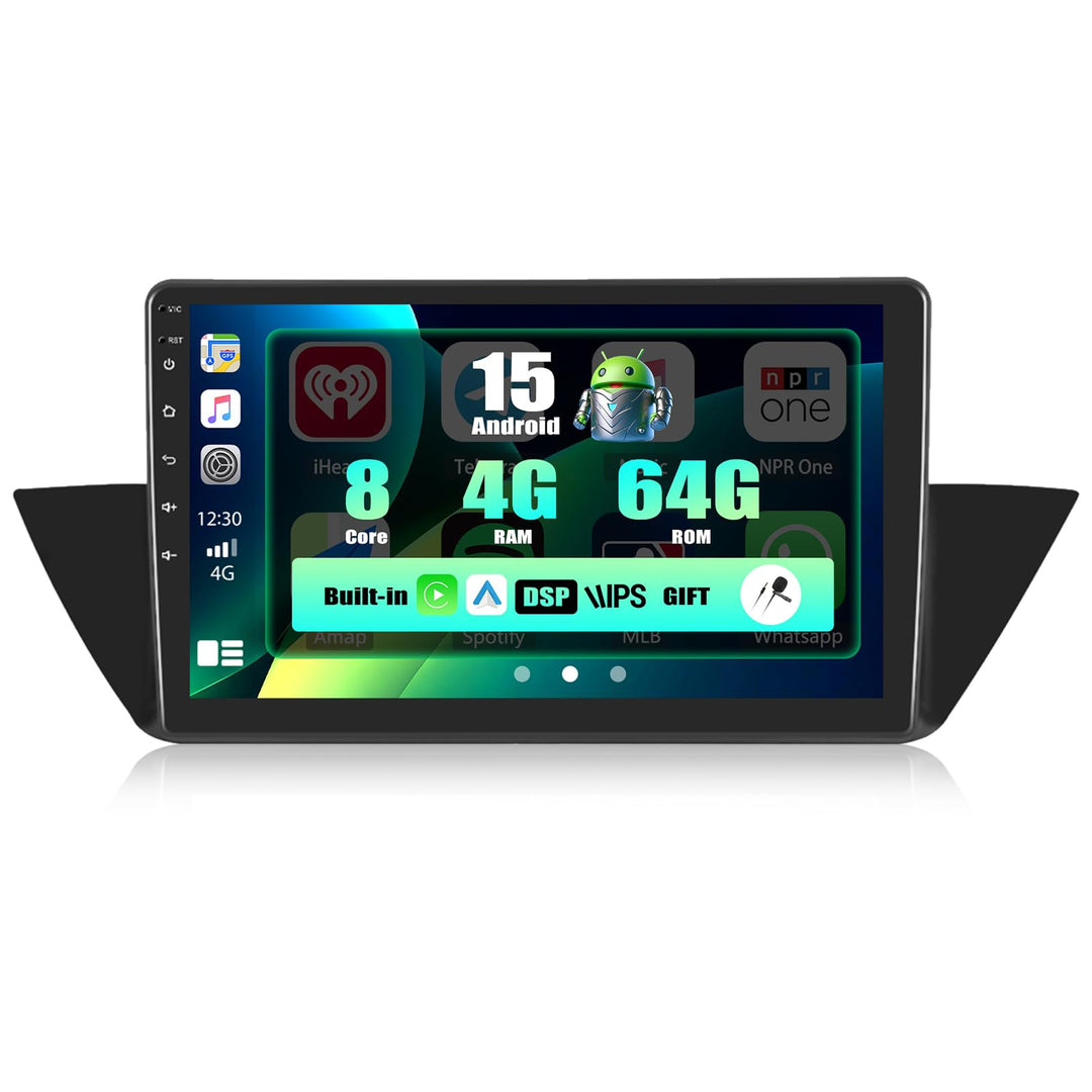 SIXWIN 8 Core 4+64G Android 15 Autoradio für BMW X1 E84(2009-2015) mit Carplay Android Auto,1280 * 7