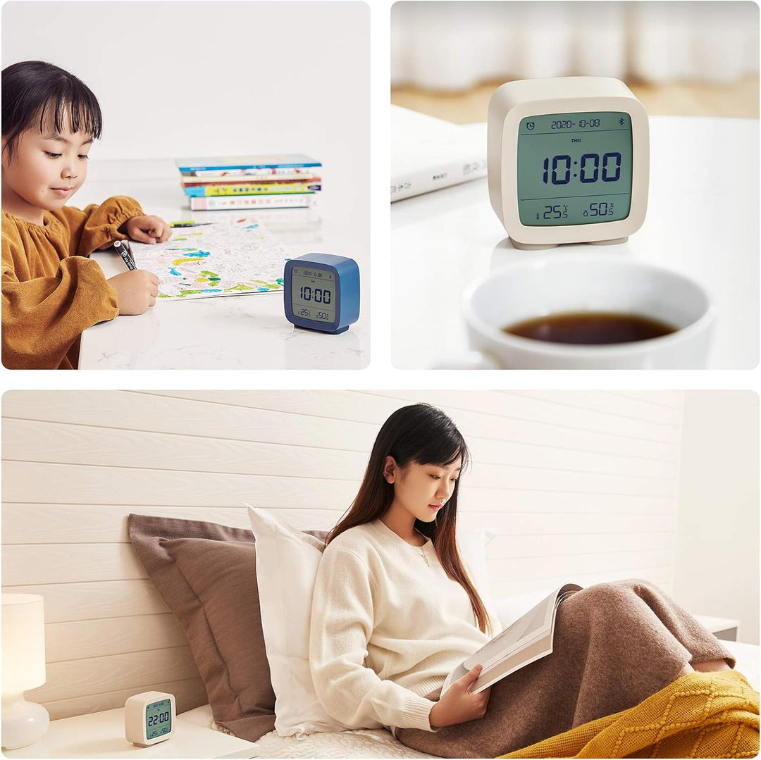 qingping Bluetooth Wecker, Funktioniert mit Mi Home (Alle Einstellungen nach App), Digitaler Smart W