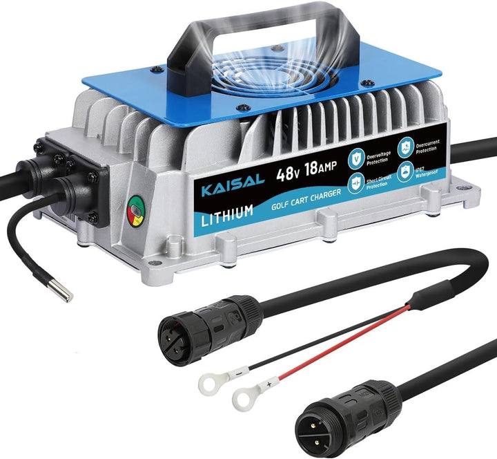 58.4V 18A LiFePO4 Ladegerät für 48V(51.2V) Lithium Eisenphosphat, Lithium Batterie Ladegerät 48V LiF