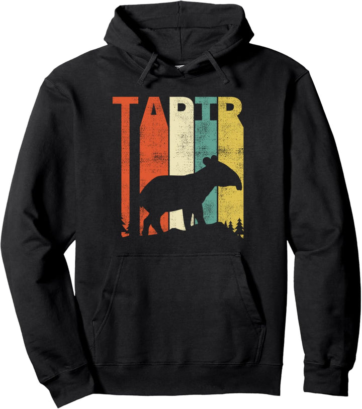 Retro Tapir Tier Tapire Geschenke Pullover Hoodie