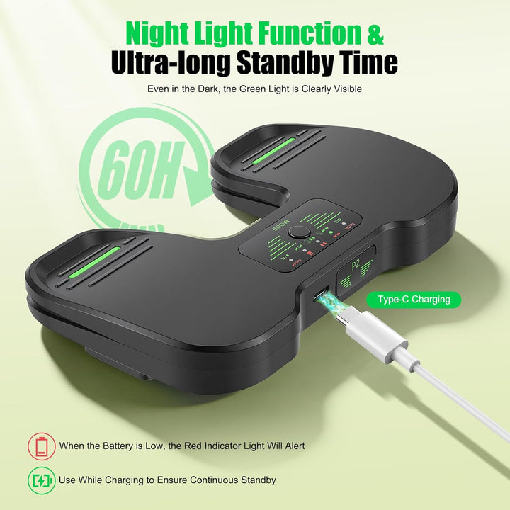 Bluetooth Page Turning Pedal, Wireless Page Turner Stumm, Musik Lese Controller zum Spielen von Inst