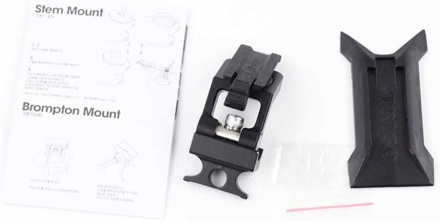 Trigo Fahrrad-Handy-Halterung für Brompton-Klapprad, universelles Smartphone S (Silber, Silber