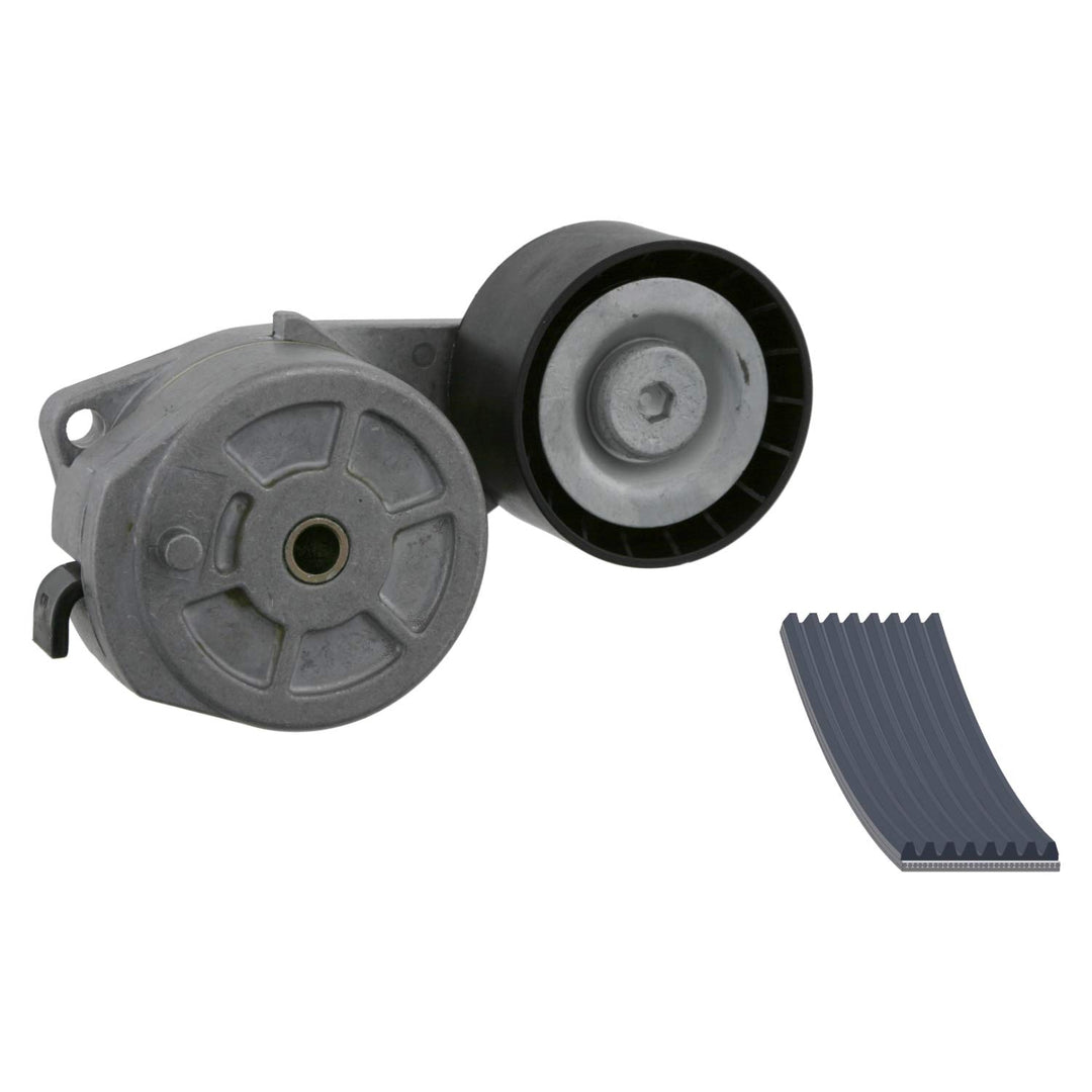 febi bilstein 31625 Keilrippenriemensatz mit Riemenspanner und Spannrolle 8 Rippenanzahl, , 1 Stück